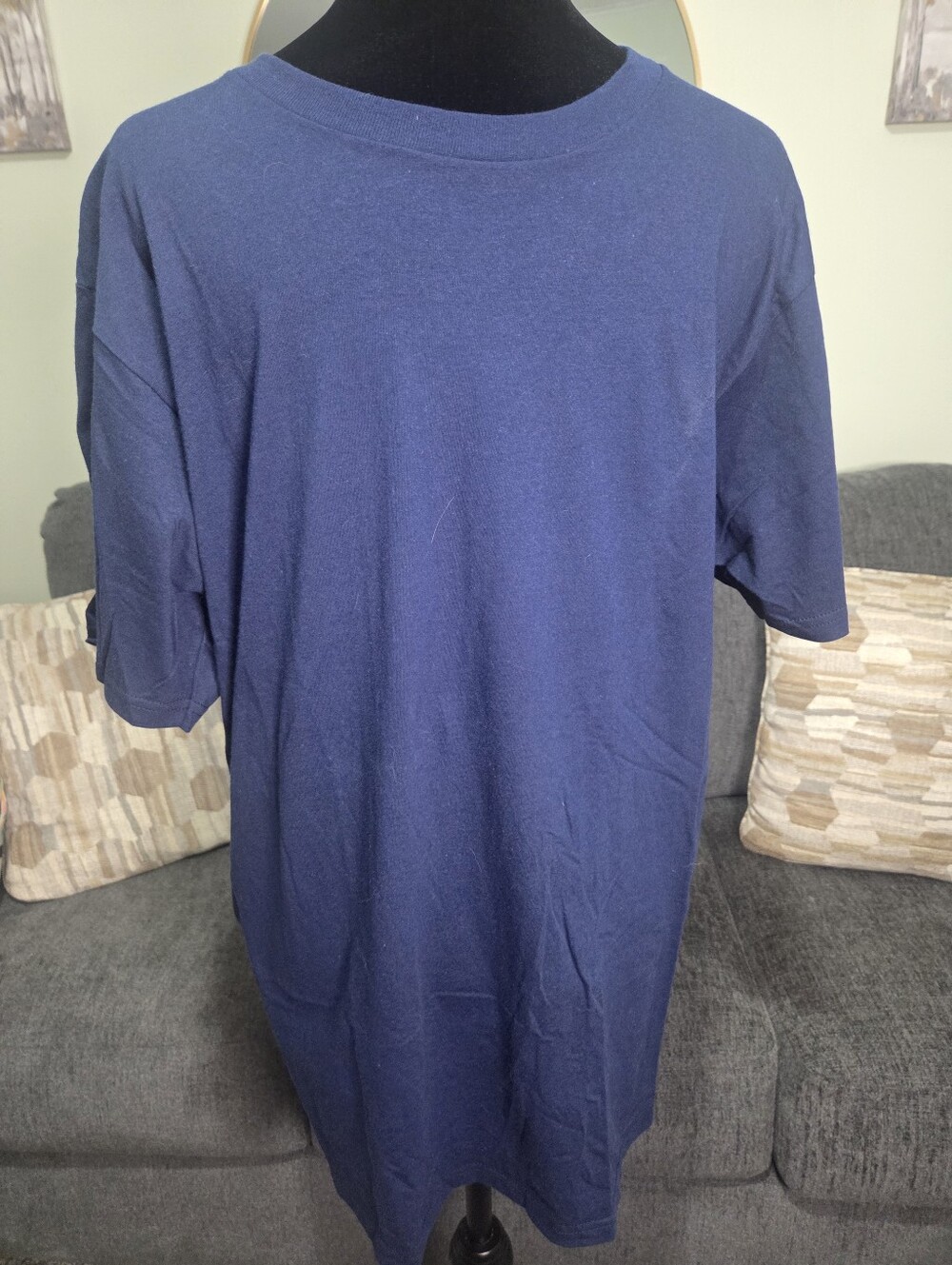 Men's Navy Crewneck Short Sleeve T-Shirt